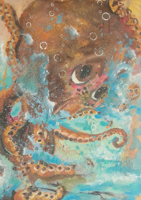 Sela - Pintura Contempornea: Octopus