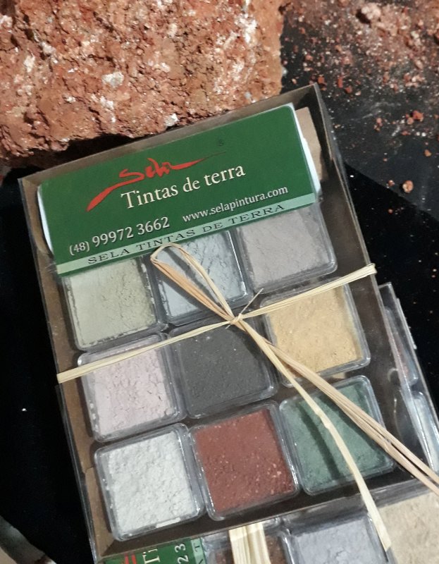 Sela Tintas de terra - estojo